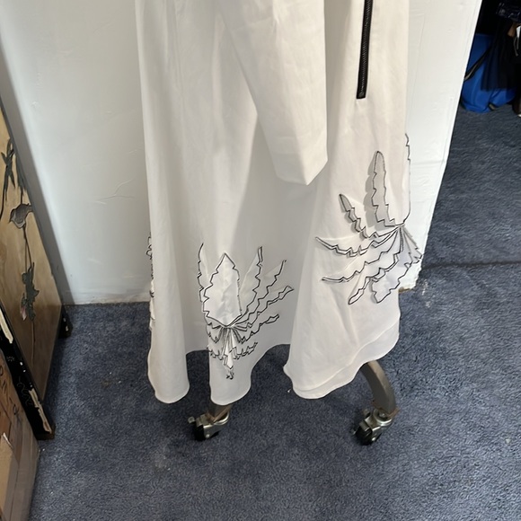 Samuel Dong white coat dress size small - Picture 7 of 10